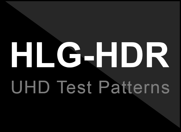 HLG-HDR UltraHD Test Patterns